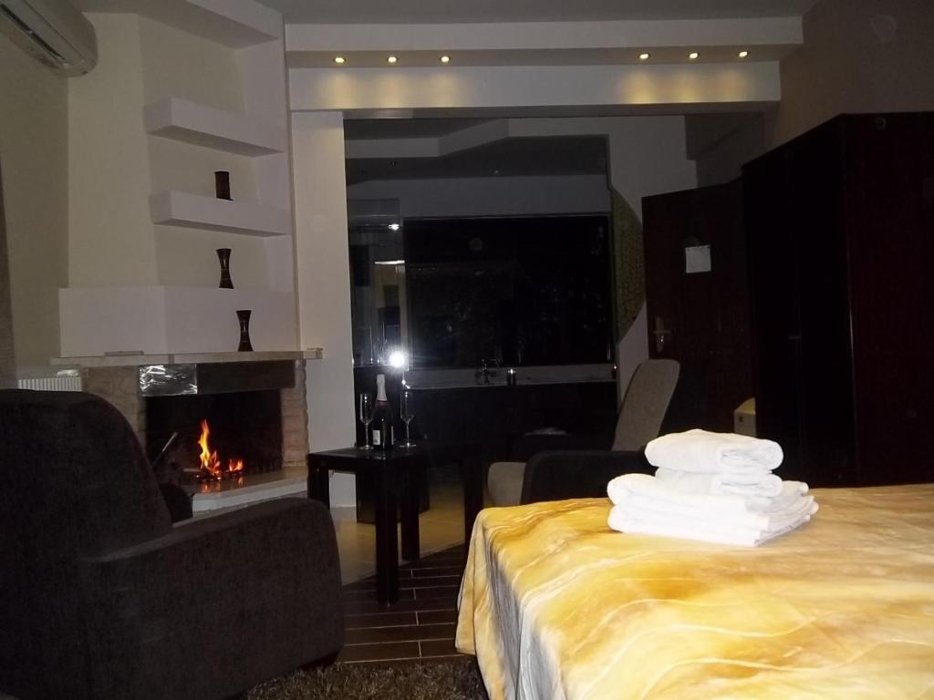 Nostos Hotel Káto Loutrákion Cameră foto